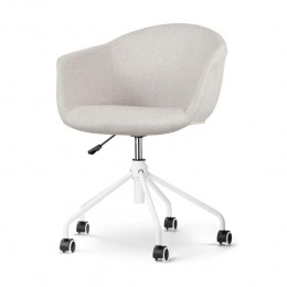 NolonNout-OtisBureaustoelBeige-Armleuningen-Wit