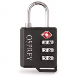 Osprey-TravelSentry3-DialPadlock-Bagageslotzwart
