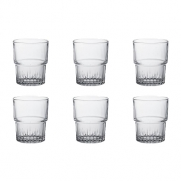 DuralexWaterglasEmpilable20clTransparant6stuks