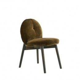 LightlivingEetkamerstoel59x50x83cmSINOSAvelvetolijfgrnhout