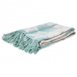 Rice-CottonSlubTieDyeThrow-Dekenmaat125x150cmgrijs