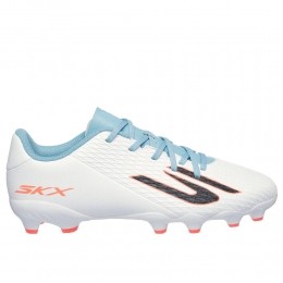 SkechersSKX2GrasKunstgrasVoetbalschoenenMGKidsWitBlauwOranje