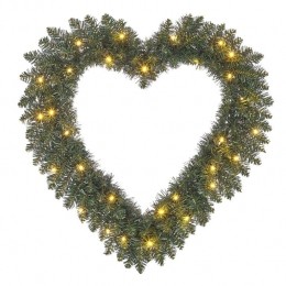 BlackBoxTreesKerstkransHartmetLEDVerlichting-60cm-Groen