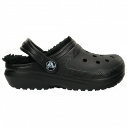 Crocs-KidsClassicLinedClog-PantoffelsmaatC12zwart