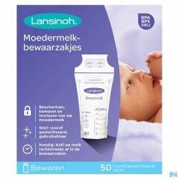 LansinohBewaarzakjesMoedermelk50Zakjes