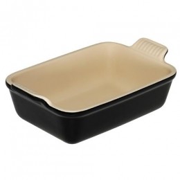 LeCreusetHeritageOvenschaalB19xD14cm-Ebbenzwart