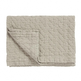 PureSpreiStone180x260cmGrijsBeigeKatoen