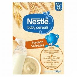 NestleBabyCereals5GranenBaby6Maanden250g