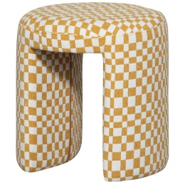 WOOODCharlieKruk-Polyester-Ruitjes-Geel