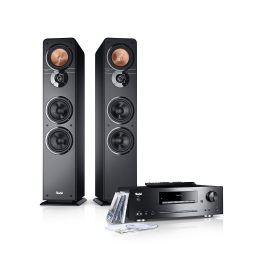 TeufelUltima40ComboHigh-EndStereoSysteemmetCDenMP3playerBluetoothSubwooferZwart