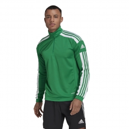 adidasSquadra21Trainingstrui14-ZipGroenWit