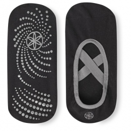 GAIAM-WomensGrippyYogaBarreSocks-Overigeyoga-artikelenmaatOneSizegrijszwart