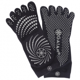 GAIAM-WomensGrippyYogaSocks-Overigeyoga-artikelenmaatMLzwart