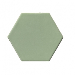 TerreDAzurHexagonalevloertegellichtgroen15x17cmhexagonF43
