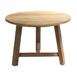 TeaktablewoodD70xH50cm-Vanderleeden