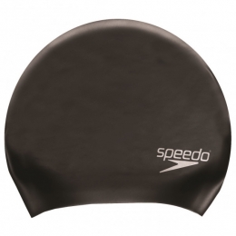 Speedo-LongHairCap-Badmutszwart