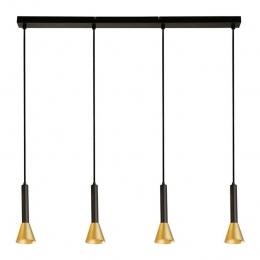 SearchlightSignalHanglamp4-lichts-ZwartGoud