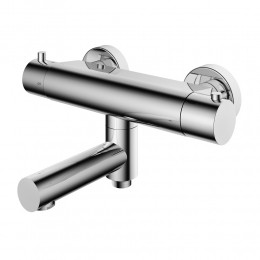 HotbathCobberThermostatischeBadkraanmetuitloopChroomB020
