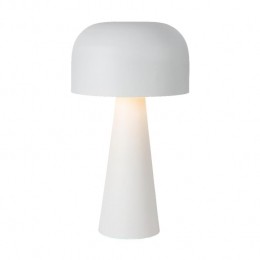 AtmoozMush-Tafellamp-Wit-Paddenstoel-Mushroom-25x45x25cm-Metaal