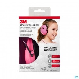 PeltorHearingProtectorKidNeonPink1