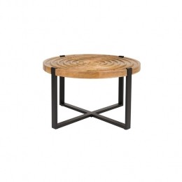 HousecraftLivingBuzSalontafelRond60cmMangohout-Bruin