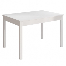 Meubella-EetkamertafelSteve-Wit-160cm-Uitschuifbaar