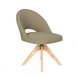 HousecraftLivingMickEetkamerstoelDraaibaarHoutPistachegroen
