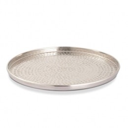 SVJSchaalRond-40x40x3cm-Aluminium-Zilver