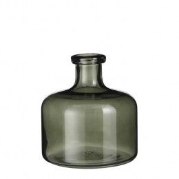 MicaDecorationsRegalVaas-H22x20cm-Glas-Groen