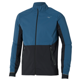 MizunoPREMIUMWARMJACKETBlauwwingtealHerenMaatL
