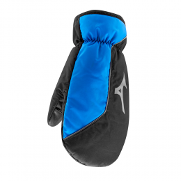 MizunoRBWinterMittenZwartBlauwDamesHerenMaatOneSize