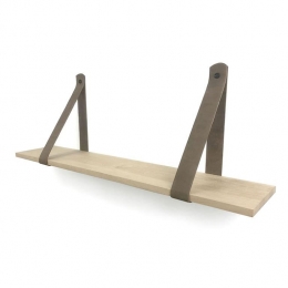 WoodbrothersEiken18mmwandplankrecht120x30cmlerenriembruin