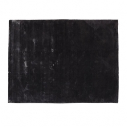 PTMDFlaviaBlackViscoseHandwovenCarpetXL