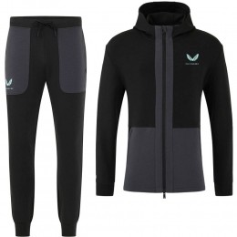 CastoreFeyenoordTravelTrainingspakFull-Zip2024-2025ZwartDonkergrijsLichtblauw
