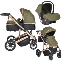 CangarooThiraGreen3-in-1CombiKinderwageninclAutostoel