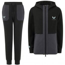 CastoreFeyenoordTravelTrainingspakFull-Zip2024-2025KidsZwartDonkergrijsLichtblauw
