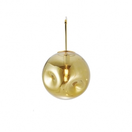Leitmotiv-HanglampBlownGlass-RondMessing-30cm