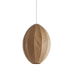 LightlivingHanglamp38x51cmMILATOSkraftpapierbruin