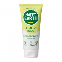 HappyEarthBodylotion100NatuurlijkBabyKids200ml