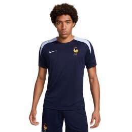 NikeFrankrijkStrikeTrainingsshirt2024-2026DonkerblauwLichtblauw