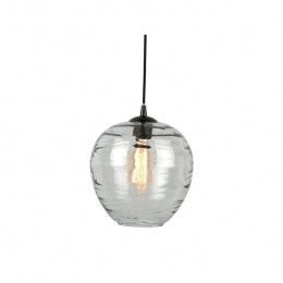 Leitmotiv-PendantlampGlamourGlobeglassgrey