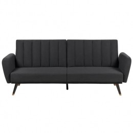 Beliani-VIMMERBY-Slaapbank-Zwart-Polyester