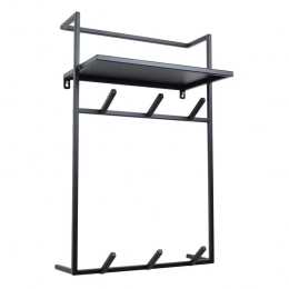 LOFT42FennWandkapstok-Metaal-Zwart-80x51x30