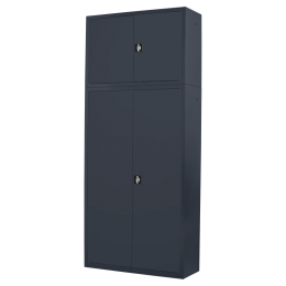 Bovenkastdraaideurkast-81x120x435cm-DKP-114Antracietral7016