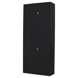Bovenkastdraaideurkast-81x120x435cm-DKP-114Witral9010