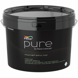 FlexaPureMuurverfExtraMat-OpKleurGemengd-75L