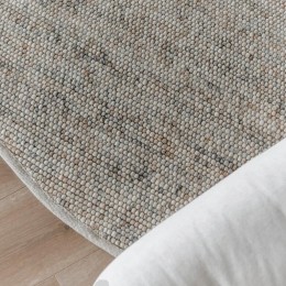 Interieur05RondWollenVloerkleedBeigeWitGemeleerdVik