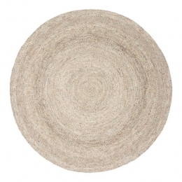 Interieur05RondwollenvloerkleedGapoGrijsBruinGemeleerd