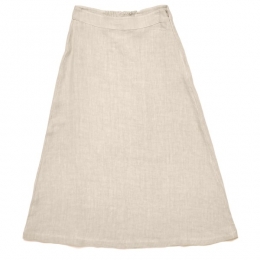 Mazine-WomensLinenMidiSkirt-RokmaatLbeige