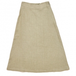 Mazine-WomensLinenMidiSkirt-RokmaatLbeige